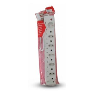 12-Way Multiplug Adapter – High Capacity Power Strip with Overload Protection