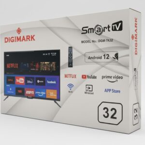 Digimark 32-Inch Smart TV (Android 12) – HD LED with Netflix & YouTube