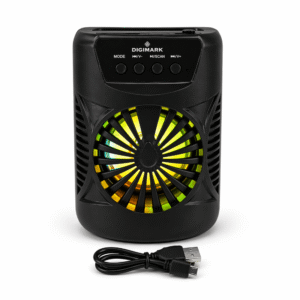 Digimark Mini Bluetooth Speaker with LED Light – Portable Compact Sound System (DGMM309)