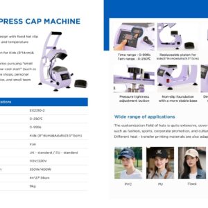 Heat Press Cap Machine EX2310-2