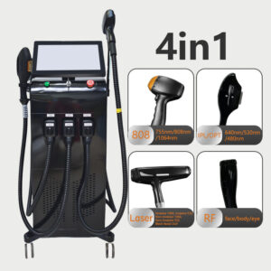4-in-1 Multifunctional Laser Machine – Diode Hair Removal, IPL, RF & Nd:YAG System