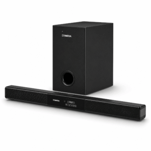 Omega SAV101Y 2.1 Channel Sound Bar with Subwoofer – Bluetooth Home Audio System