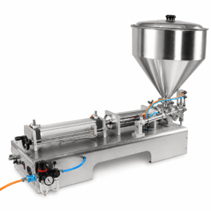 Pneumatic Filling Machine 100–1000ml Single Head Automatic Paste & Liquid Filler