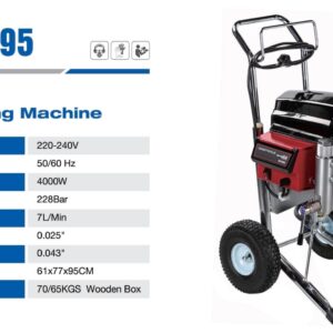 DQ1095 PUTTY PAINT SPRAYER FOR ALL PAINTS AND RUBBERIZED PAINT