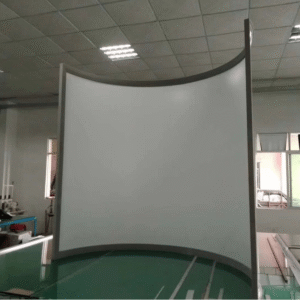 Frame 200inch Curved Fixed Projection Screen, Silver Cinema Screen