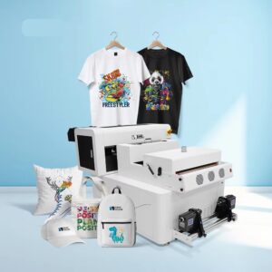A2/A3 TwoβHead DTG Flatbed Printer with White Ink Circulation