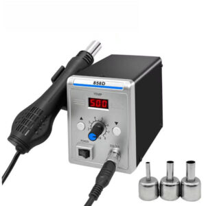 858D Digital Soldering Station with Hot Air Gun