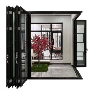 Mosquito Screen Sliding Patio Folding Glass Door – Not Including Handle