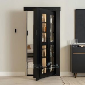 Solid Wood Cabinet Invisible Door