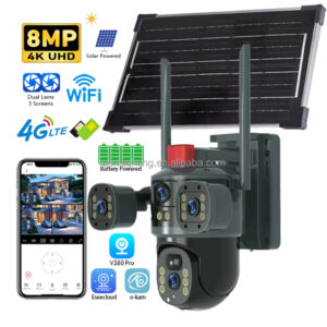 6MP V380 Pro WiFi PTZ Camera – Full-Color Security with AI Detection