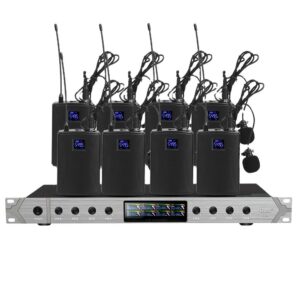 Portable UHF Wireless Lavalier Microphone