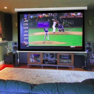 Home Theater 120-300inch Electric Projection Screen Remote Control & Receiver