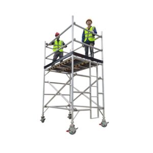 Aluminium Ladder Material Scaffold Feature Step Platform Foldable Scaffolding