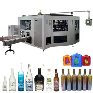 Glass Printing Machine Bottle 6color Cnc Automatic Cosmetics Jar