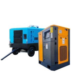 Mobile Portable Electric Air Compressors Mining Compressor Screw