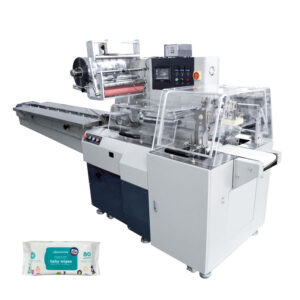 Servo-Driven Wet Wipes Punching, Labeling & Packing Machine