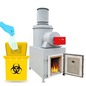 Hotel Industrial 20-31kg/h Smokeless Incinerator Hospital Medical Waste