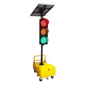 Solar-Powered Mobile Traffic Light with Wireless Control