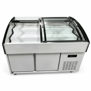 3-Step Refrigerated Display Counter with Undercounter Freezer (Single Compressor)